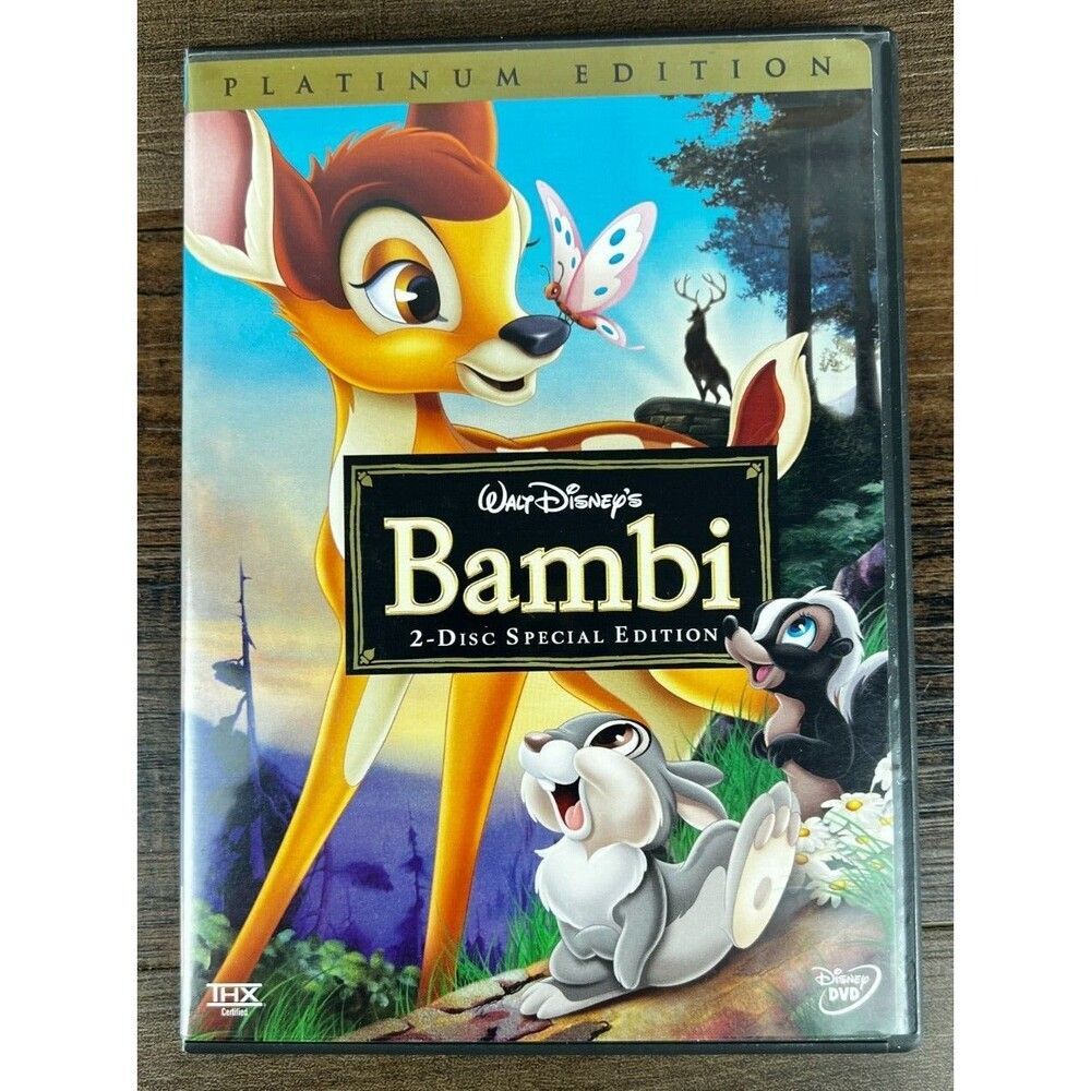 Bambi DVD 2-Disc Special Edition Walt Disney Platinum Edition Deleted Scenes